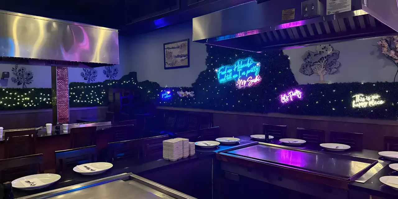 Hibachi room at Mr Sushi & Grill