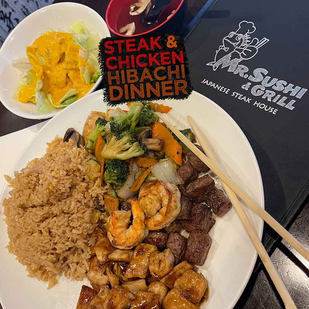 Angus Steak at Mr Sushi & Grill, Middletown NY