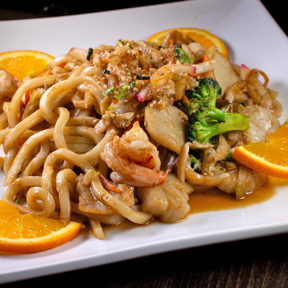 Seafood Yaki Udon or Soba at Mr Sushi & Grill, Middletown NY